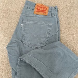 Men’s Levi’s gray corduroy pants waist 31